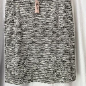 Lined boucle style skirt